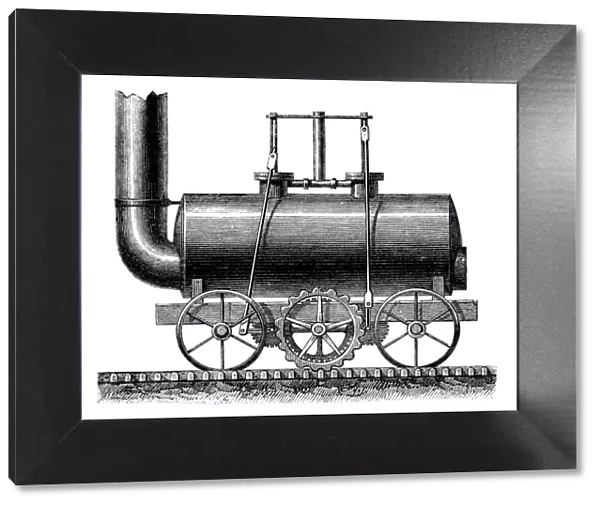 Steam train from Blenkinsop 1811