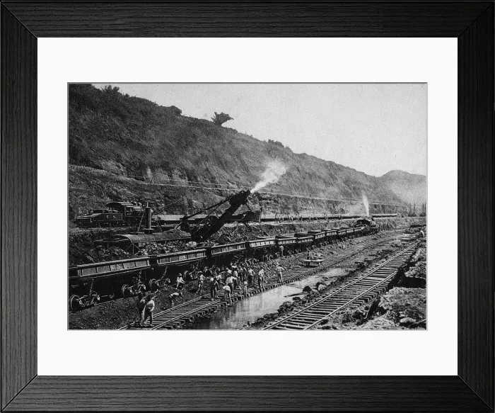 Framed Print : The Culebra Cut Framed Print : The Culebra Cut