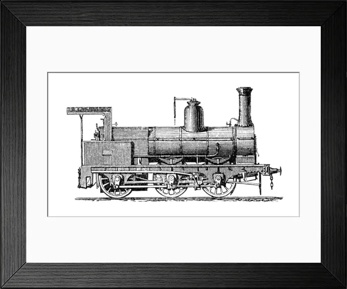 Framed Print : Old Belgian Locomotive Framed Print : Old Belgian Locomotive