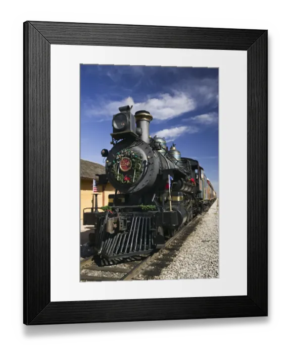 Framed Print : USA, Texas, Grapevine, Tarantula steam locomotive Framed Print : USA, Texas, Grapevine, Tarantula steam locomotive
