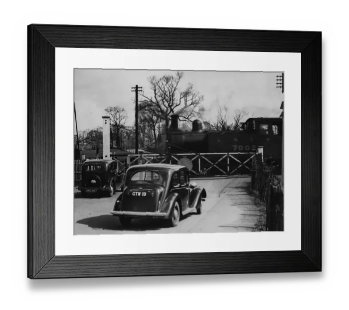 Framed Print : Level Crossing Framed Print : Level Crossing