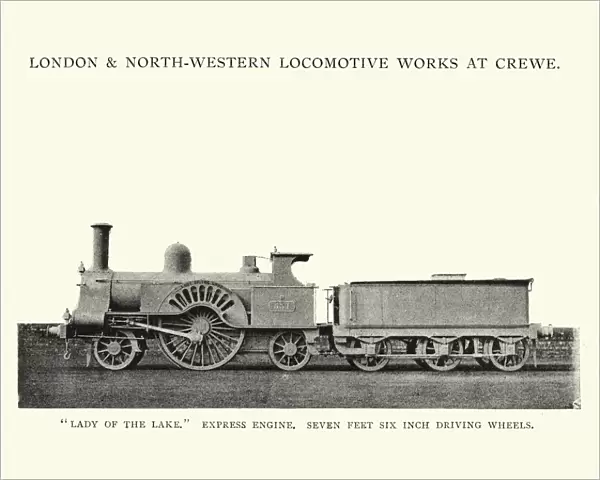 LNWR Lady of the Lake Class Steam Train