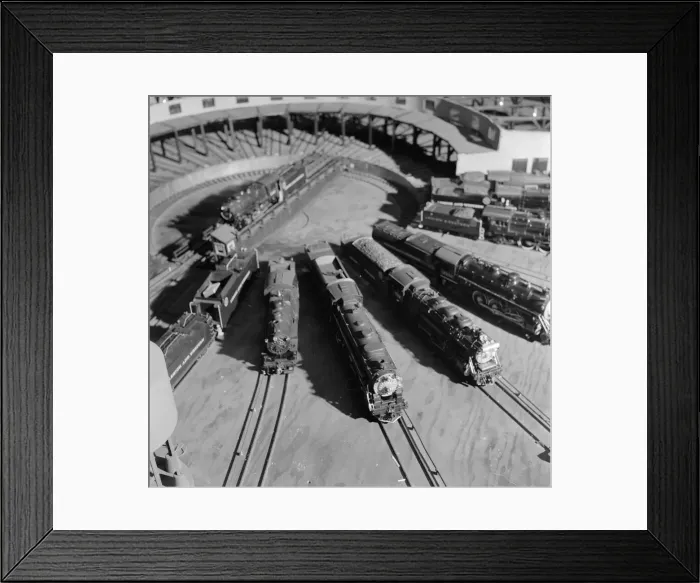 Framed Print : Model Trains Framed Print : Model Trains