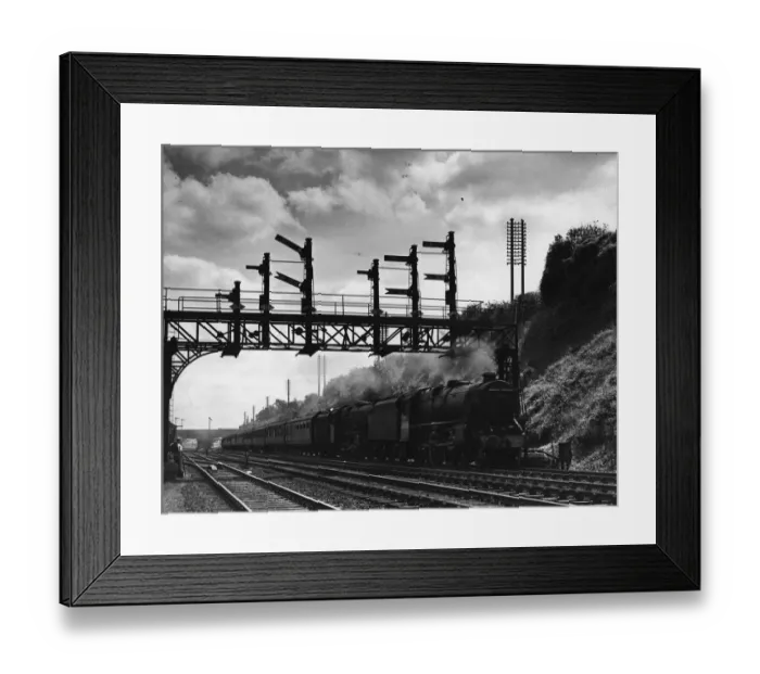 Framed Print : Steam Train circa 1935 Framed Print : Steam Train circa 1935