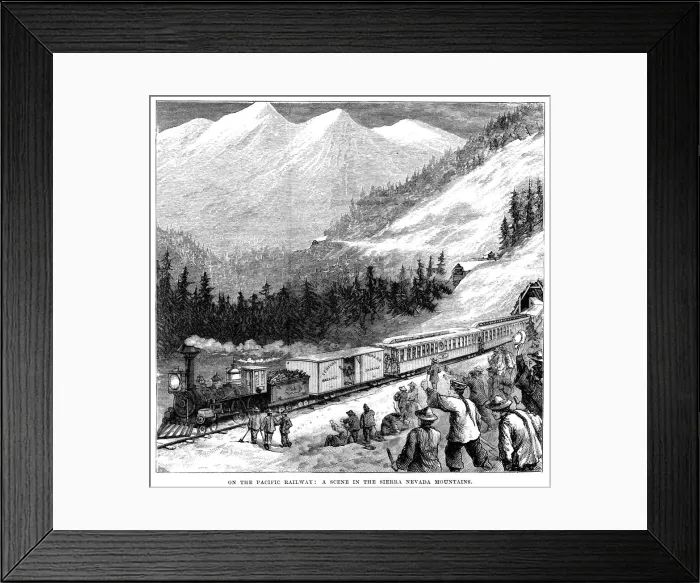 Framed Print : The Pacific Railway Framed Print : The Pacific Railway