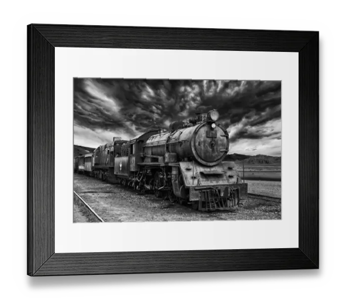 Framed Print : Locomotive train in Wadi Rum desert, Jordan Framed Print : Locomotive train in Wadi Rum desert, Jordan