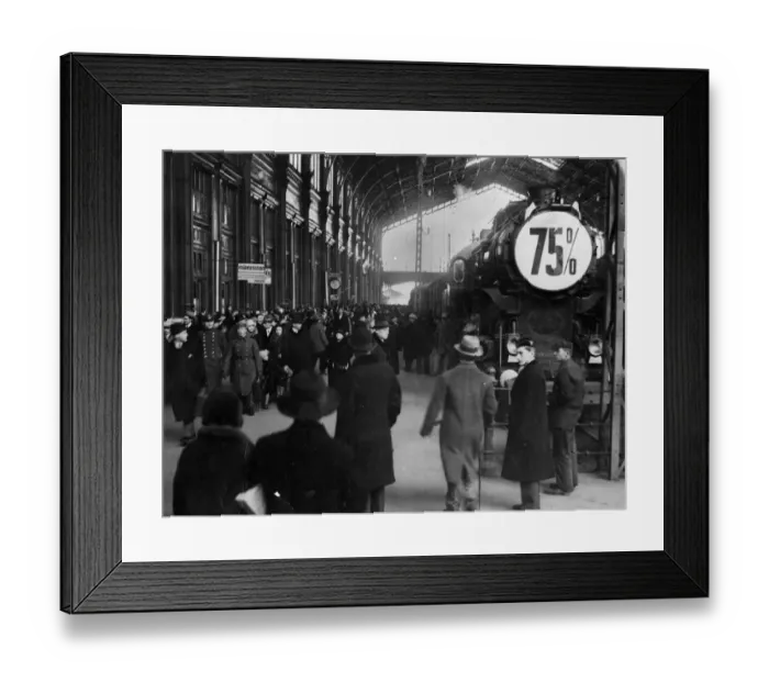 Framed Print : The Penny Express Framed Print : The Penny Express