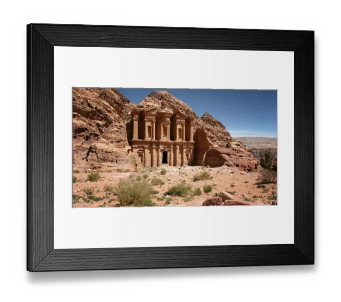 Framed Print : El Deir - The monastery Framed Print : El Deir - The monastery