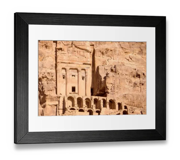 Framed Print : The Urn Tomb, Petra, Jordan Framed Print : The Urn Tomb, Petra, Jordan