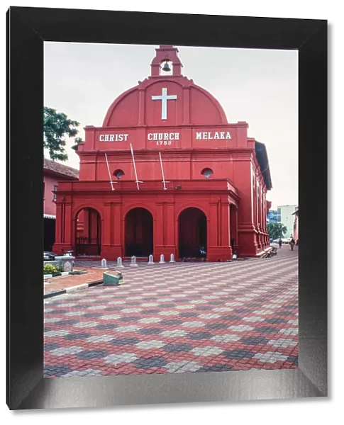 Christ Church in the town square, Melaka (Malacca), UNESCO World Heritage Site, Malaysia
