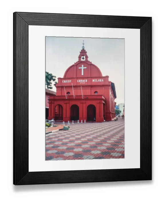 Framed Print : Christ Church in the town square, Melaka (Malacca), UNESCO World Heritage Site, Malaysia Framed Print : Christ Church in the town square, Melaka (Malacca), UNESCO World Heritage Site, Malaysia
