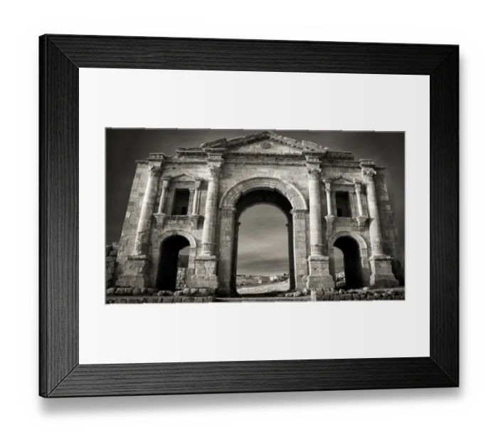 Framed Print : Arch Of Hadrian, Jerash, Jordan Framed Print : Arch Of Hadrian, Jerash, Jordan