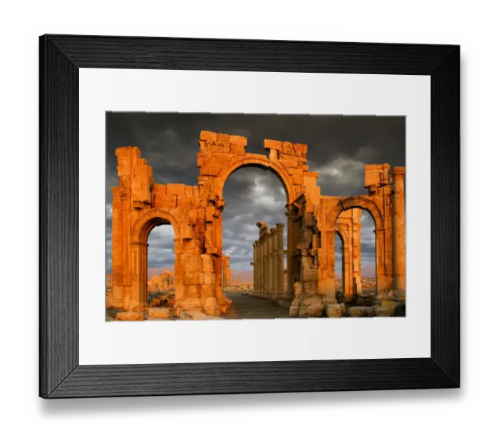 Framed Print : Monumental Arch of Palmyra, Syria Framed Print : Monumental Arch of Palmyra, Syria