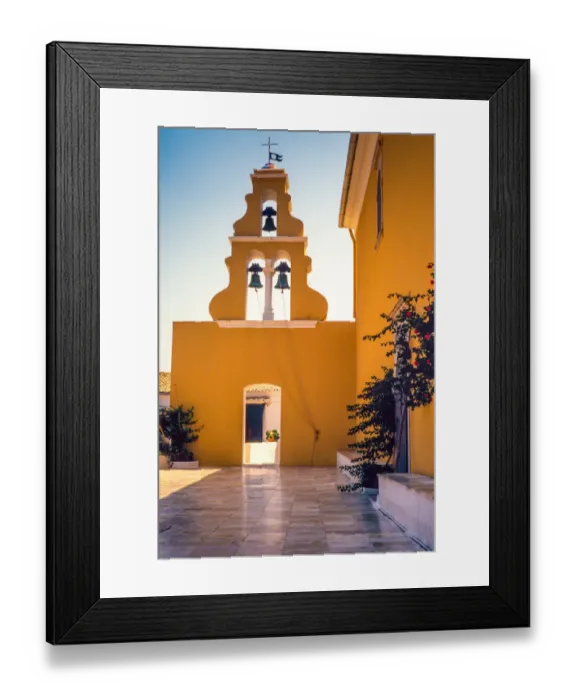 Framed Print : Paleokastritsa Monastery, Corfu, Greece Framed Print : Paleokastritsa Monastery, Corfu, Greece