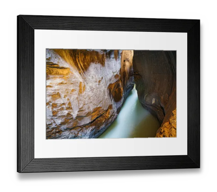 Framed Print : The Aare Gorge Framed Print : The Aare Gorge