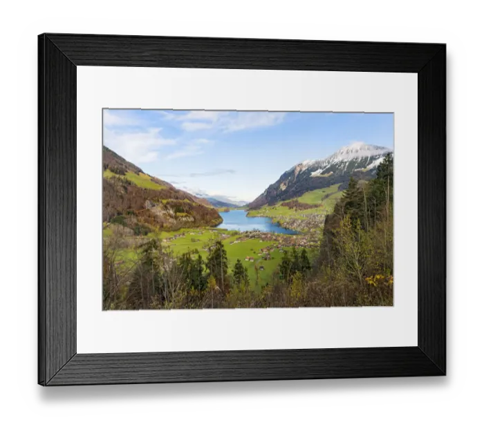 Framed Print : View over the Lungerersee Framed Print : View over the Lungerersee