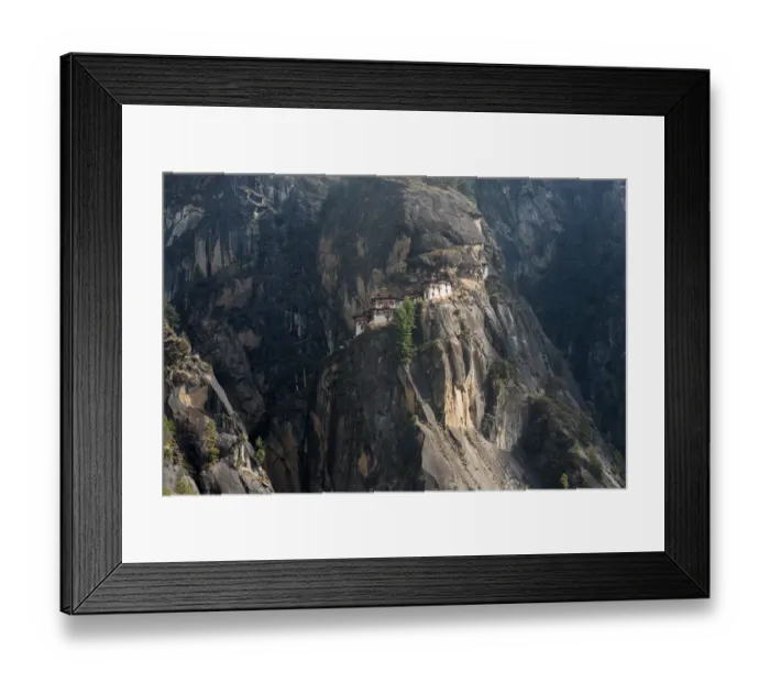 Framed Print : The famous Tigers Nest in Bhutan, Himalayas Framed Print : The famous Tigers Nest in Bhutan, Himalayas
