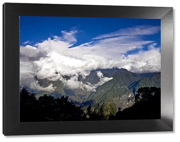 White clouds of Bhutan