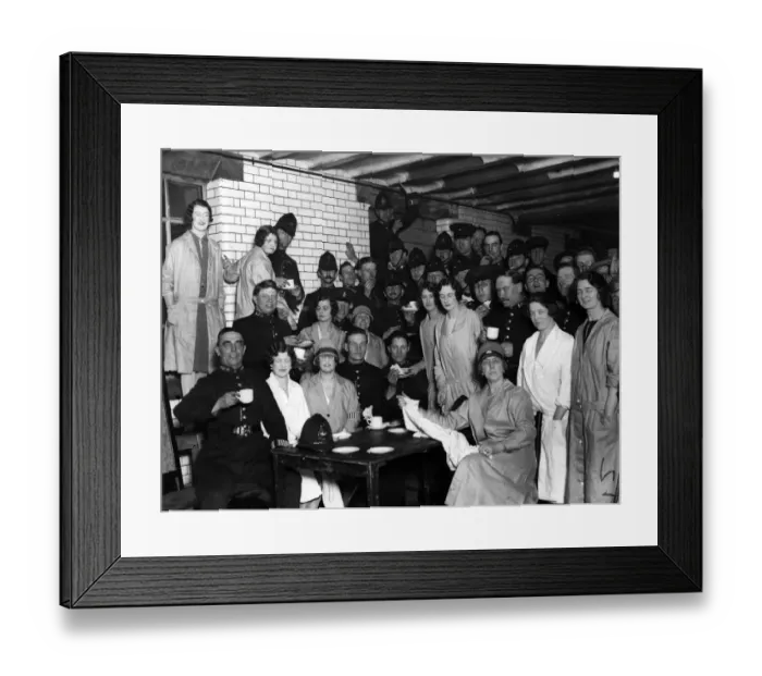 Framed Print : Police Canteen Framed Print : Police Canteen