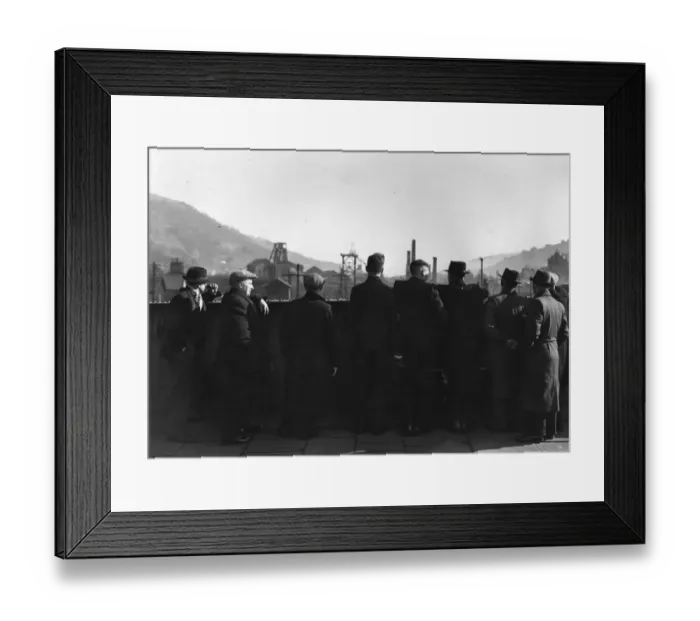 Framed Print : Striking Miners Framed Print : Striking Miners