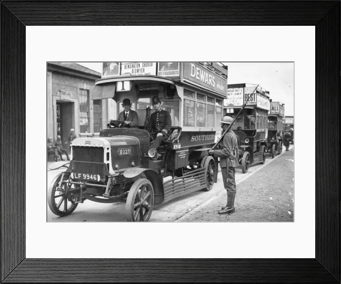 Framed Print : Guarded Bus Framed Print : Guarded Bus