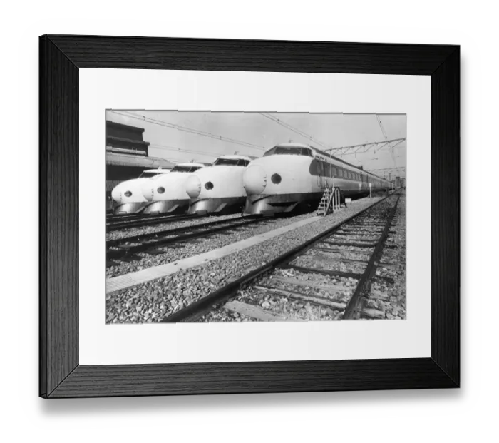 Framed Print : Bullet Trains Framed Print : Bullet Trains