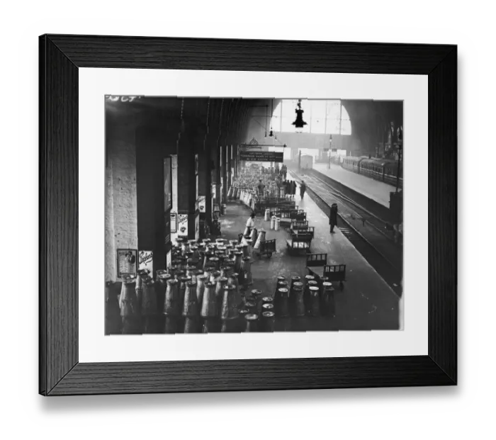 Framed Print : Milk Delivery Framed Print : Milk Delivery