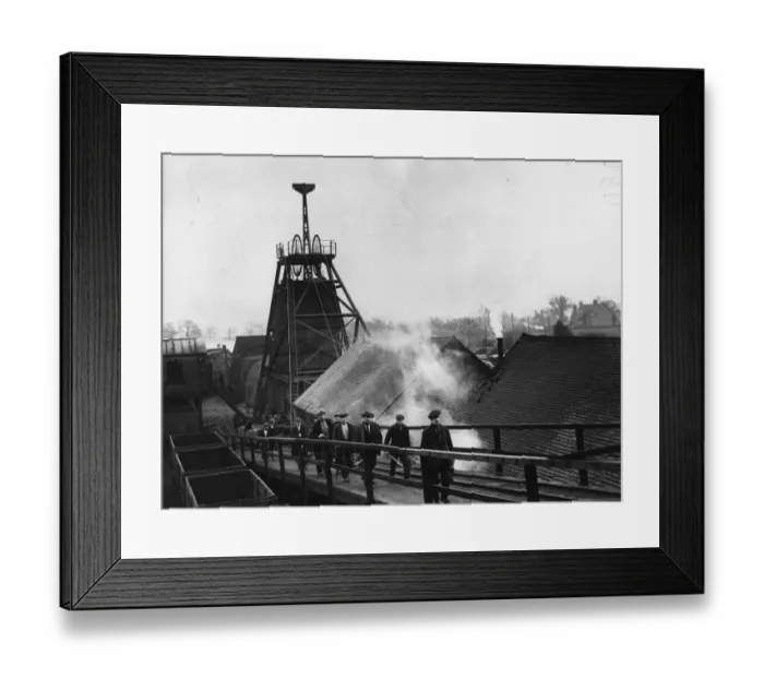 Framed Print : Miners Return Framed Print : Miners Return