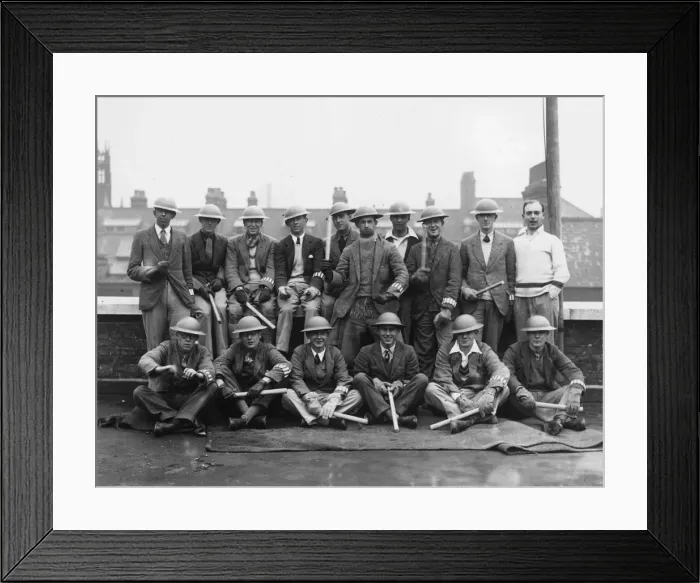 Framed Print : Strike Volunteers Framed Print : Strike Volunteers