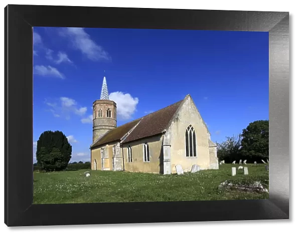 St Georges parish church Shimpling village Norfolk