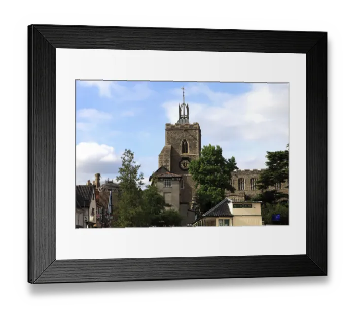 Framed Print : St Marys parish church Diss, Norfolk Framed Print : St Marys parish church Diss, Norfolk