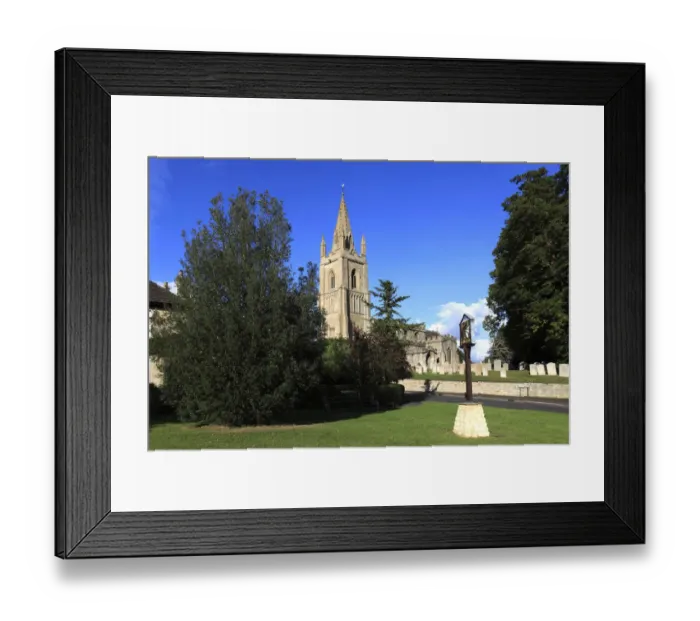 Framed Print : St Peters church, Empingham village, Rutland Framed Print : St Peters church, Empingham village, Rutland