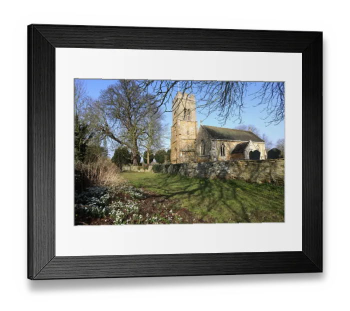 Framed Print : St Botolphs Parish Church, Stoke Albany village Framed Print : St Botolphs Parish Church, Stoke Albany village