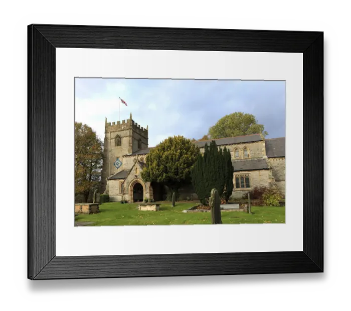 Framed Print : St Marys Parish church, Ingleton village Framed Print : St Marys Parish church, Ingleton village