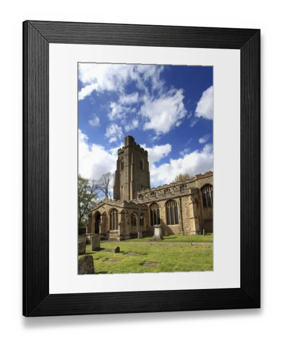 Framed Print : church of St Gregory?s, Sudbury town, Suffolk