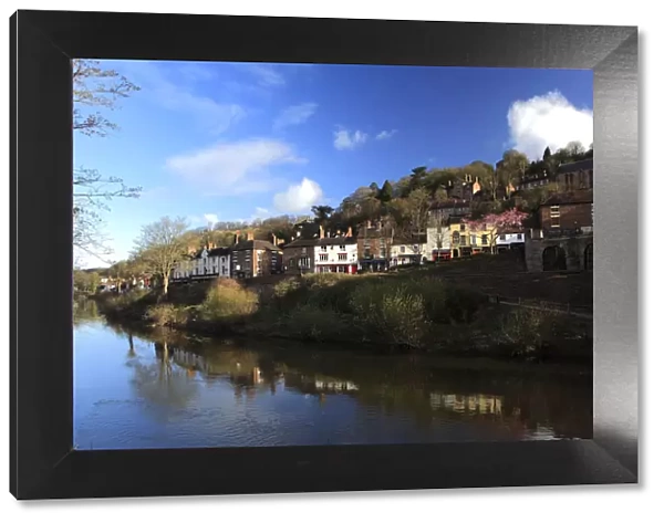 river Severn and Ironbridge town