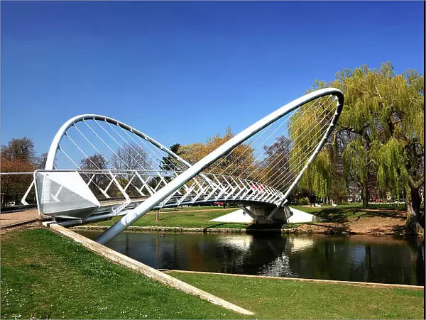 Butterfly bridge over the river Great Ouse Bedford