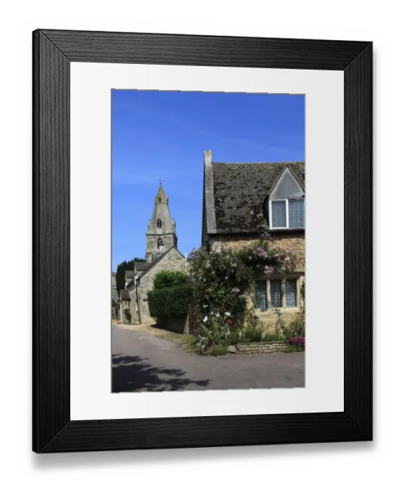 Framed Print : Summer view of St Marys Parish Church, Duddington Framed Print : Summer view of St Marys Parish Church, Duddington