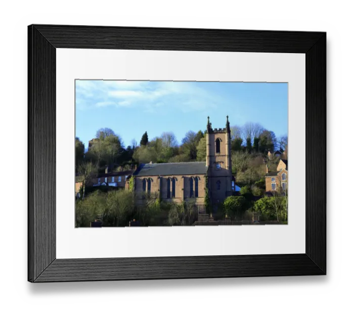 Framed Print : St Lukes parish church, Coalbrookdale, Ironbridge Framed Print : St Lukes parish church, Coalbrookdale, Ironbridge