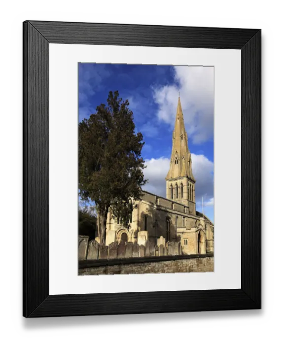 Framed Print : St Marys church, Ketton village Framed Print : St Marys church, Ketton village