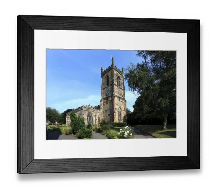 Framed Print : St Helens parish church, Ashby de la Zouch Framed Print : St Helens parish church, Ashby de la Zouch