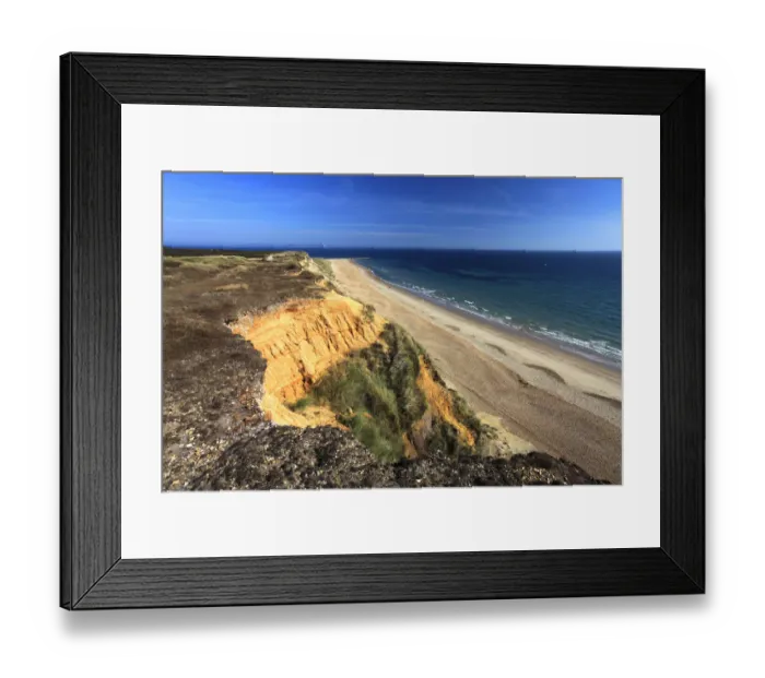 Framed Print : Hengistbury Head and Christchurch Harbour