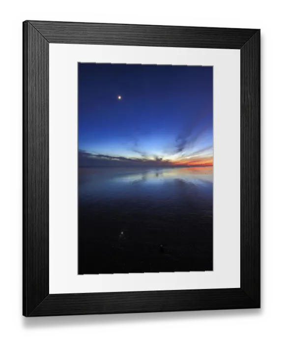 Framed Print : Dusk over Littlehampton beach Framed Print : Dusk over Littlehampton beach