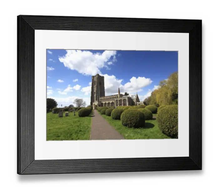 Framed Print : church of St Peter and St Paul, Lavenham village Framed Print : church of St Peter and St Paul, Lavenham village