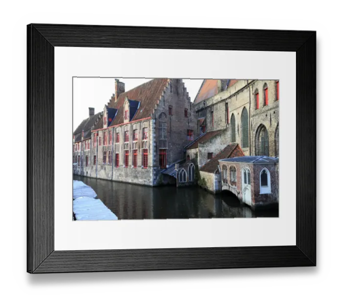 Framed Print : St Jans Hospital buildings, Bruges City Framed Print : St Jans Hospital buildings, Bruges City