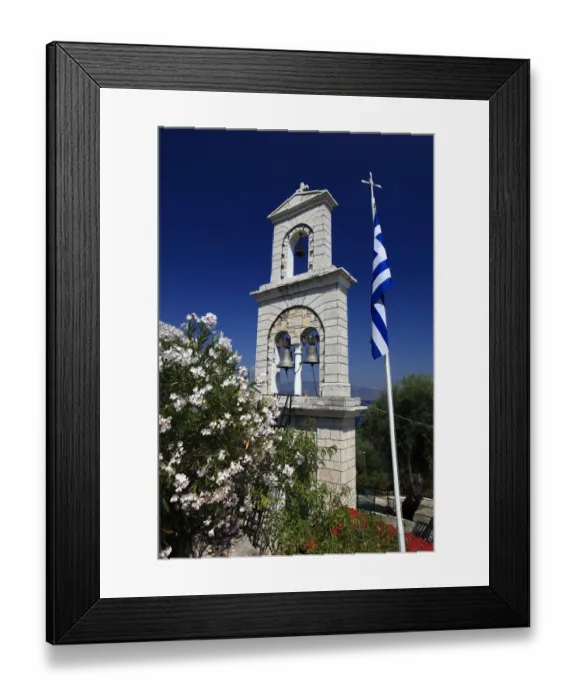 Framed Print : Church at Loustri village, Corfu Island Framed Print : Church at Loustri village, Corfu Island