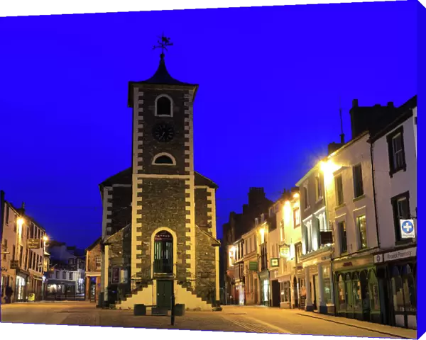 Keswick town at night