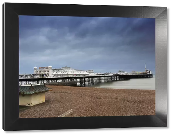 Dramatic skies over the Brighton Palace Pier