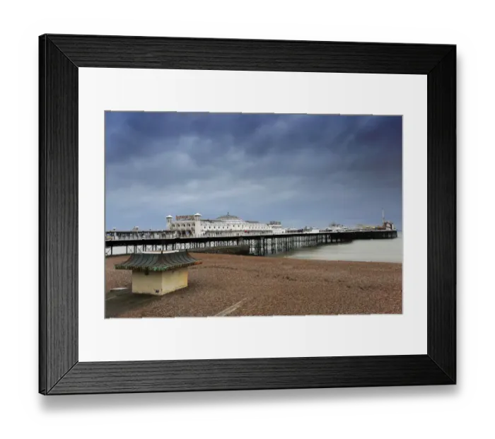 Framed Print : Dramatic skies over the Brighton Palace Pier Framed Print : Dramatic skies over the Brighton Palace Pier