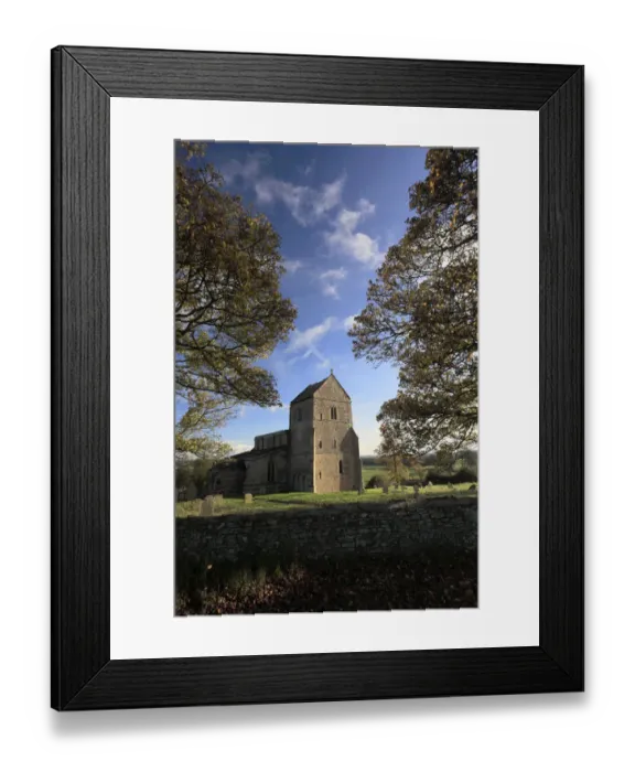 Framed Print : Autumn, St Michaels Church, Wadenhoe village Framed Print : Autumn, St Michaels Church, Wadenhoe village